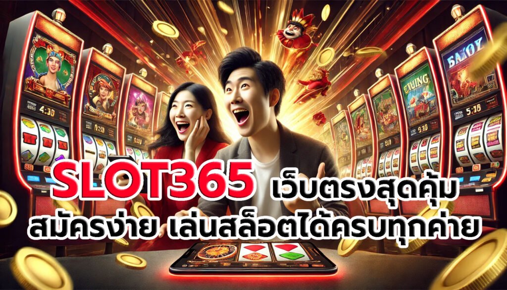 SLOT365 เว็บตรงสุดคุ้ม สมัครง่าย เล่นสล็อตได้ครบทุกค่าย